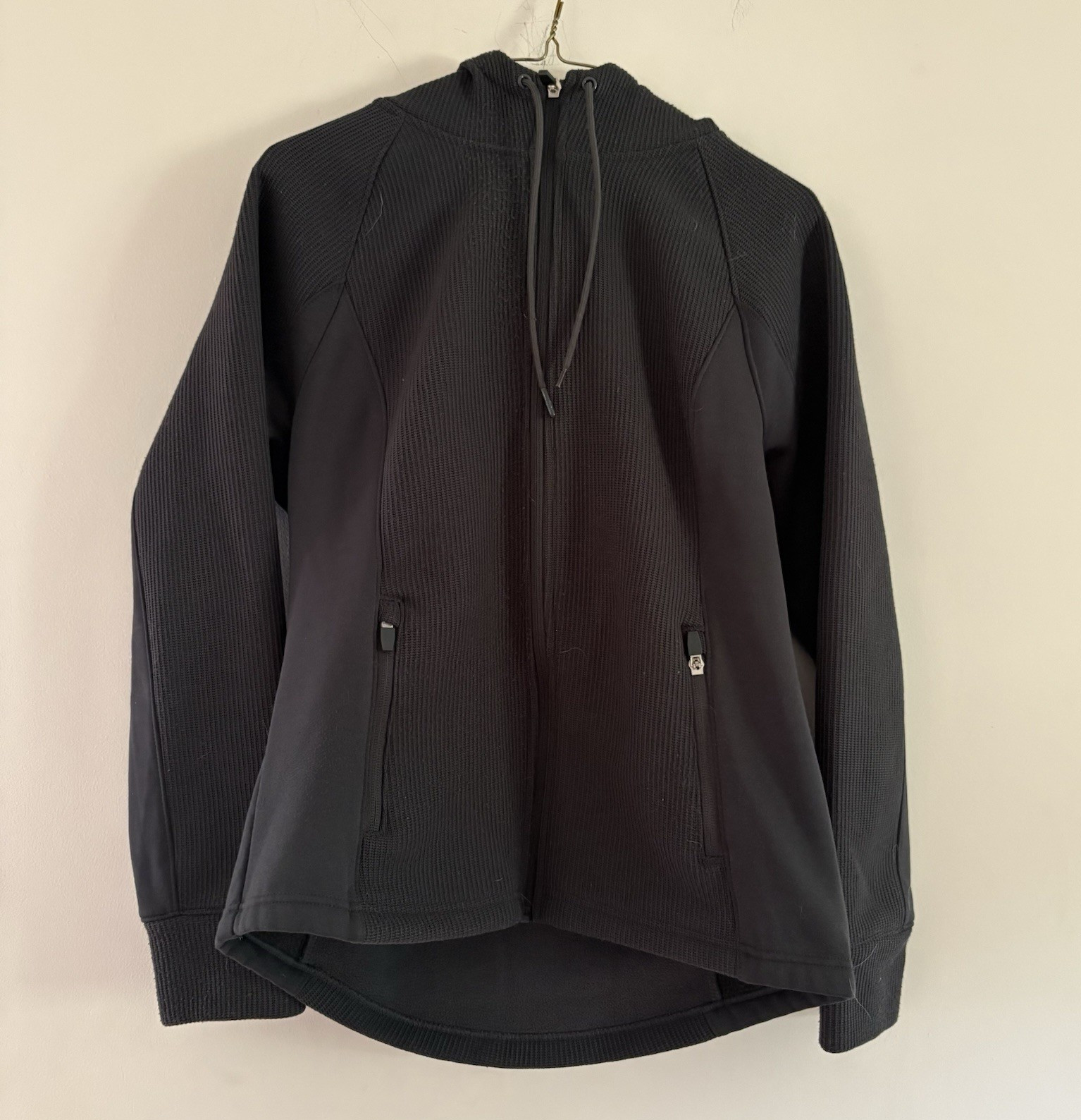 Swisstech Men’s Greystone Full Zip Fleece Hooded Hoodie Zip Pockets Size M