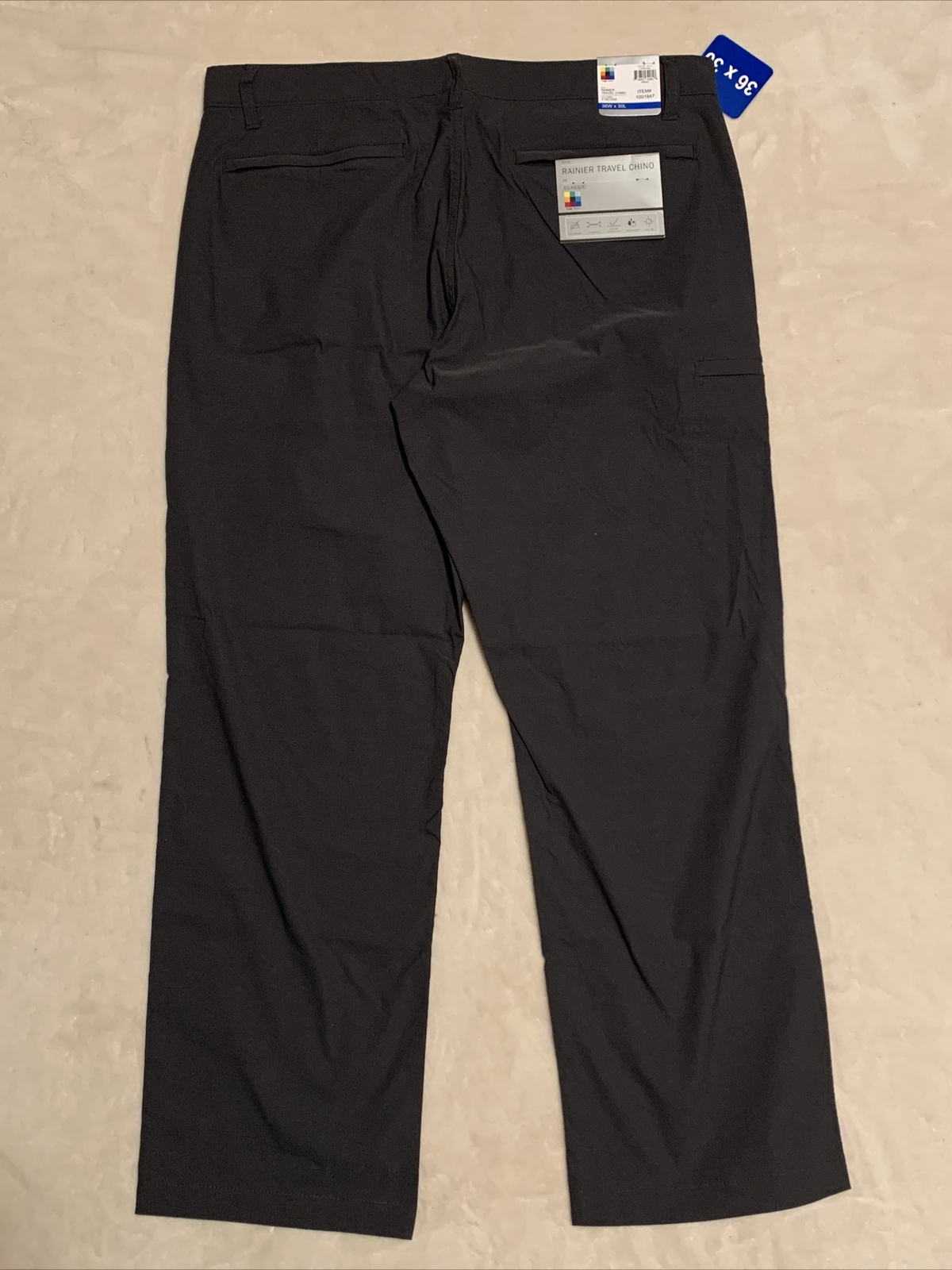 UB Tech Men’s Rainier Lightweight Comfort Travel Chino Pants 40 42 44 x 30 32