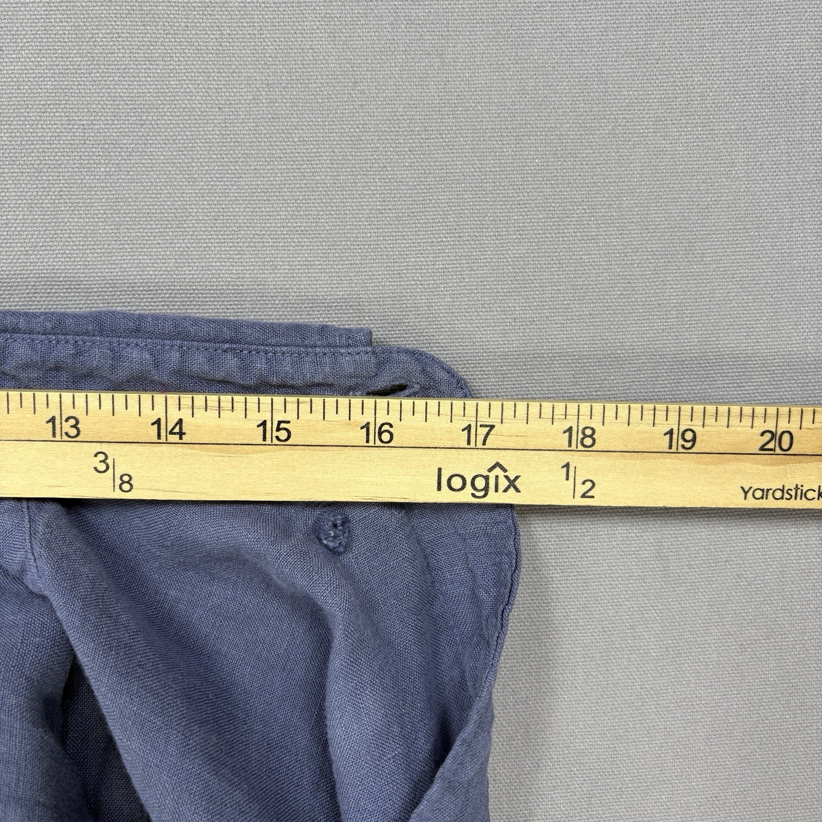 J.Crew Baird McNutt Irish Linen Long Sleeve Shirt Classic M Tall Button Front
