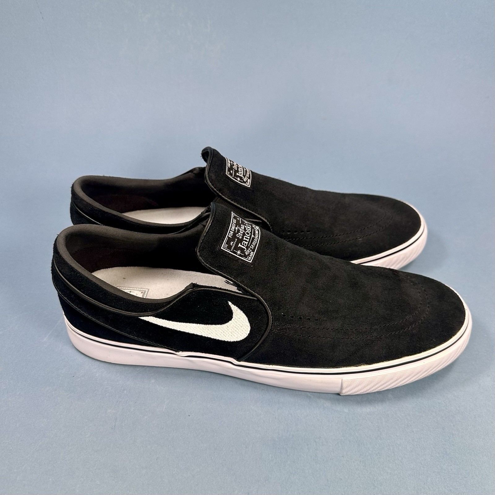 Nike SB Zoom Janoski+ Slip ‘Black White’ FN5893 001 Size 12
