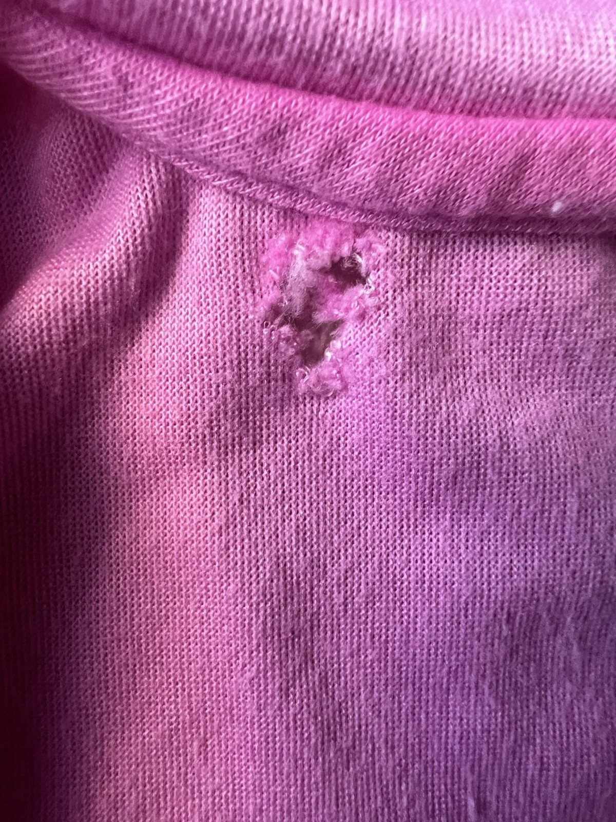 Nike Baby Girl Velour Zip Hoodie Jacket Size 18M Pink Fuchsia Sweatshirt Defect