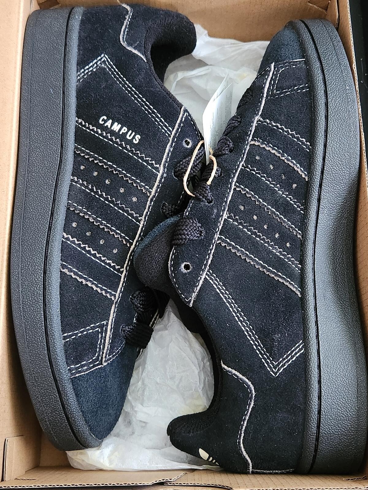 Adidas Campus 00s W Triple Black Suede Sneakers – Women’s US 6.5 – NIB