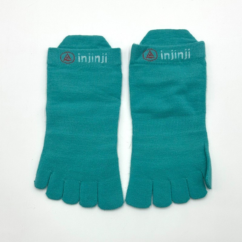 4 Pairs injinji Women’s Lightweight Performance Run Toe No Show Socks Size L