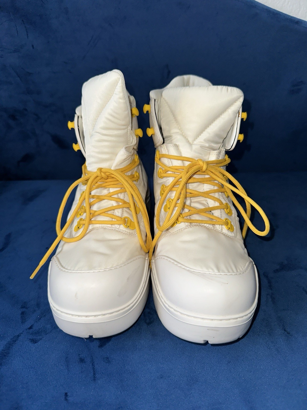 Bottega Veneta Puddle Boot Bomber EU 41 White Men’s Boot With Box and Dust Bags
