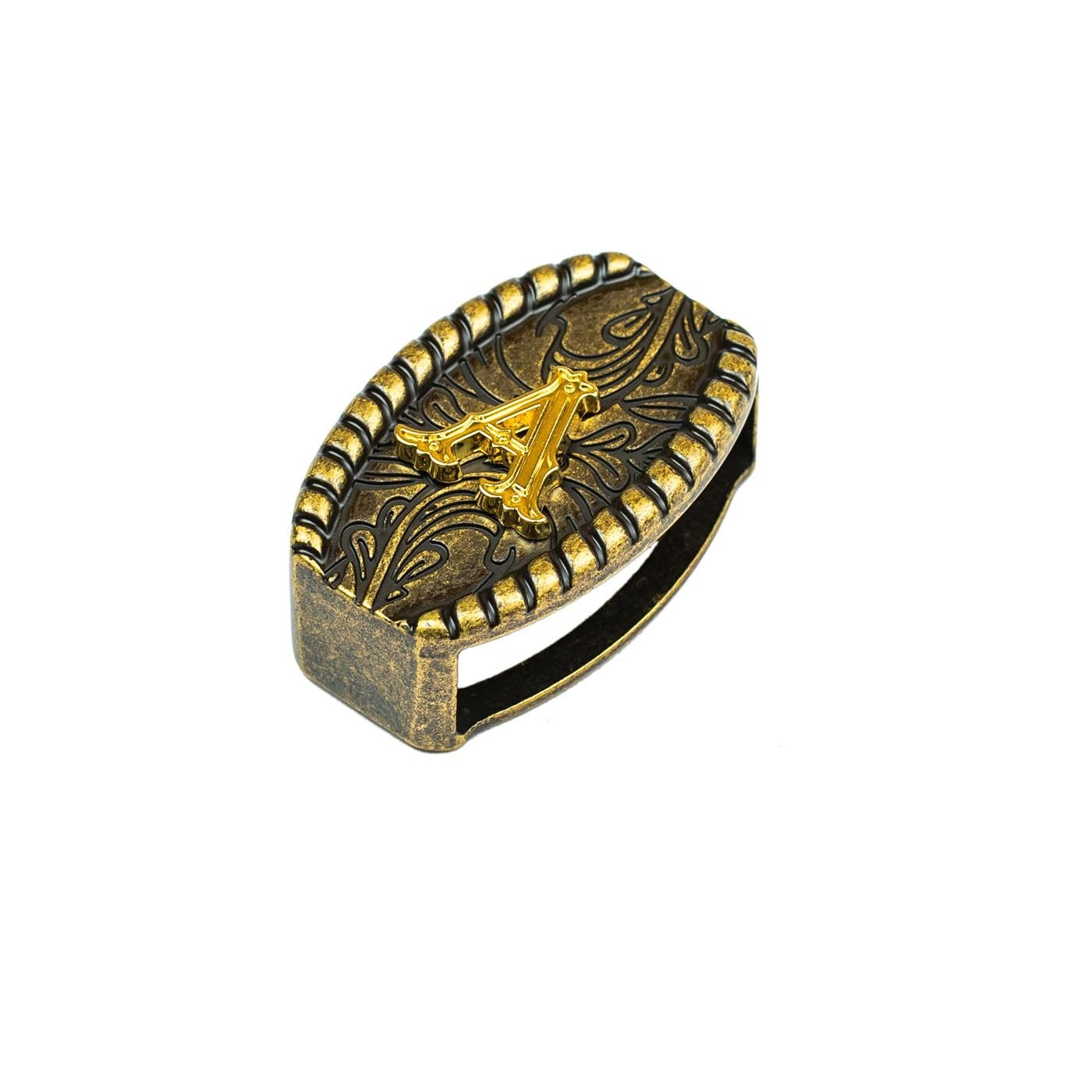 1.5″(38mm-40mm) Belt Loop Keeper Men’s Western Cowboy Belt Letter Keeper (A)