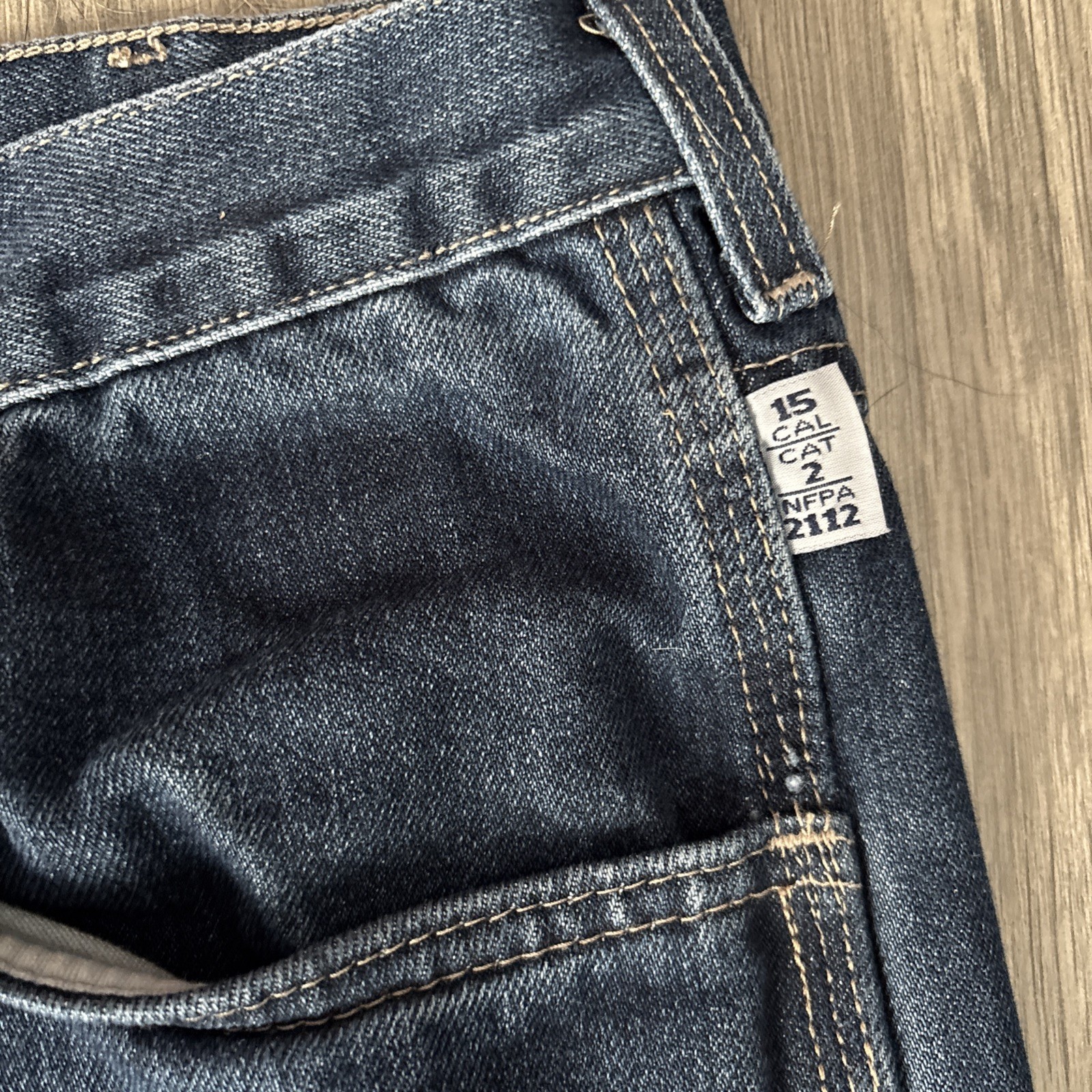 Tyndale FR Jeans Mens 40 Flame Resistant Pants F290T Blue Relaxed Carpenter