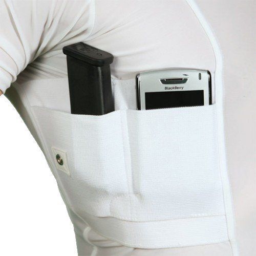 New with Damages UnderTech Undercover Mens Concealment V-Neck Compression Shirt