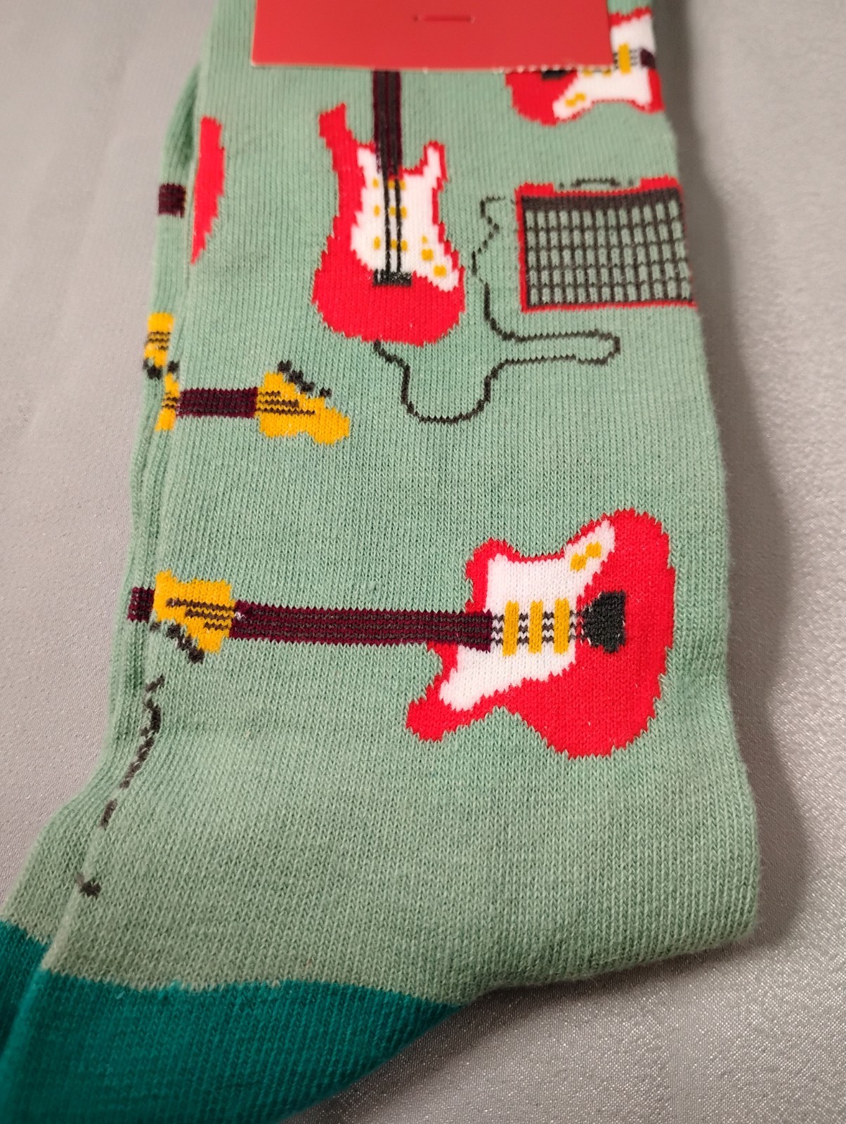 FENDER Guitar SOCKS Men’s US SIZE 7-12 BRAND NEW Novelty Socks Gift FREE SHIP!
