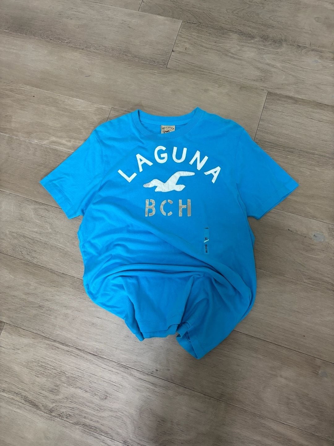 Y2K Hollister Laguna Beach Surf Graphic Tee Blue Men’s XL