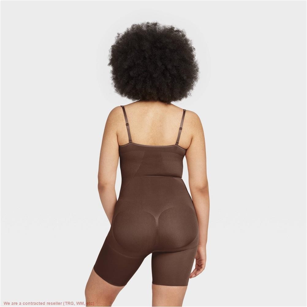 ASSETS by SPANX SPANXsculpt Women’s Remarkable Results Open Bust Mid-Thigh Bo…