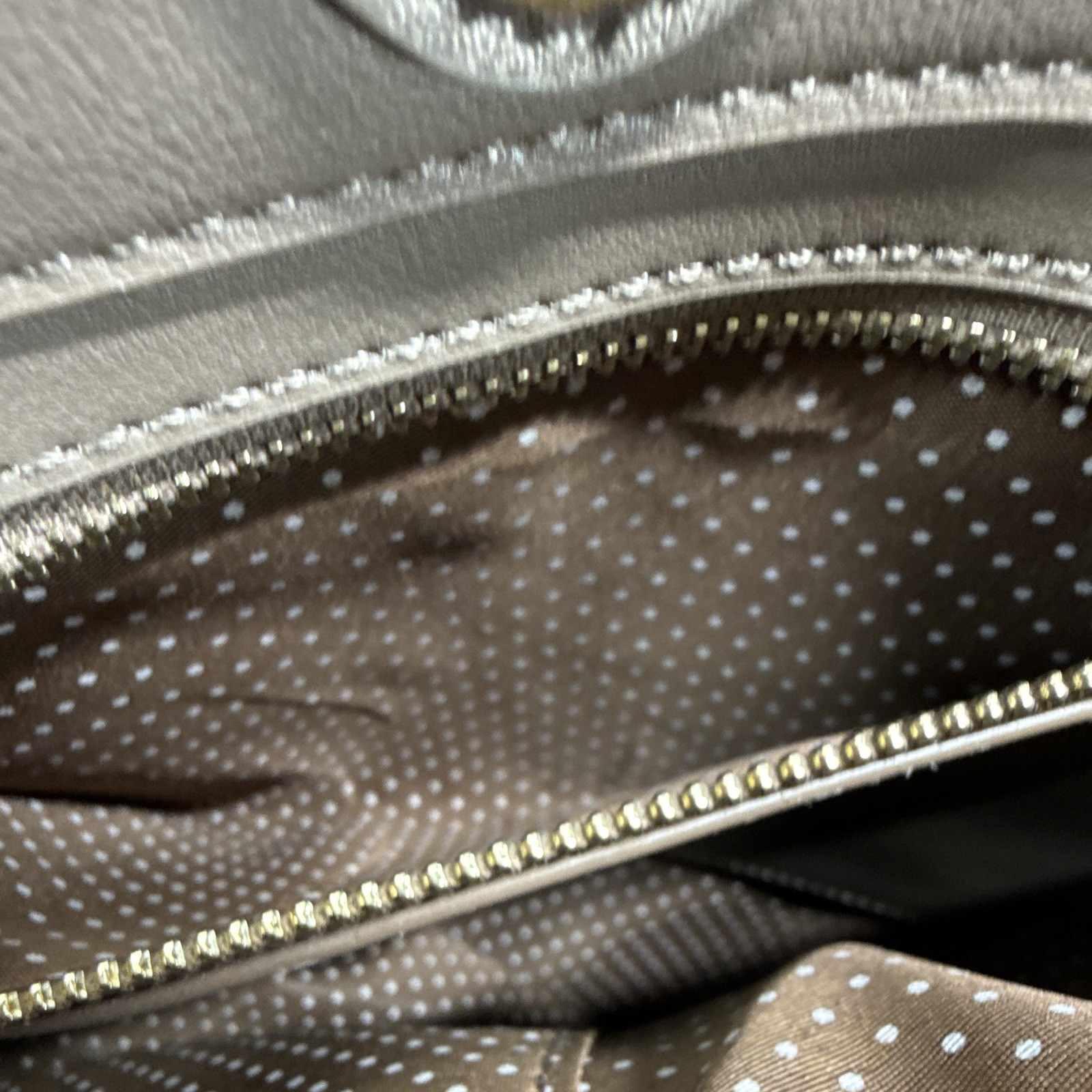 GREENBOX Animal Print Tote Bag Brown Double Handles, Zip/Magnetic, Pockets-as is