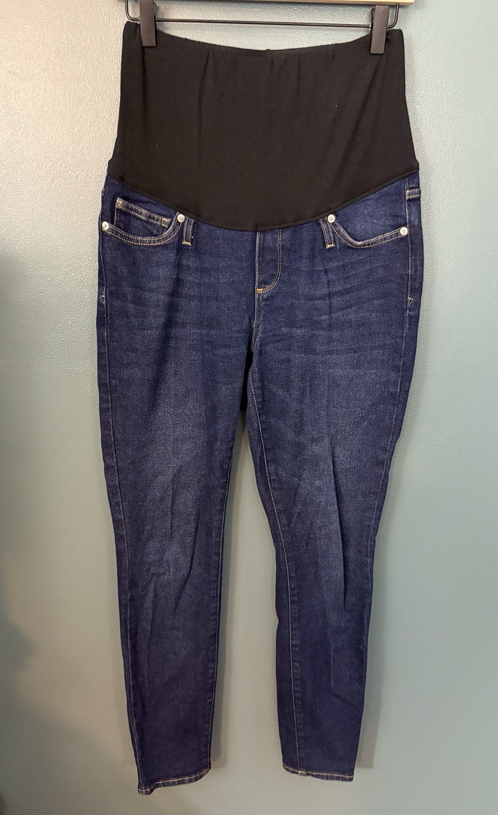 GAP Maternity Full-Panel True Skinny Jeans Dark Indigo Size 29/8R