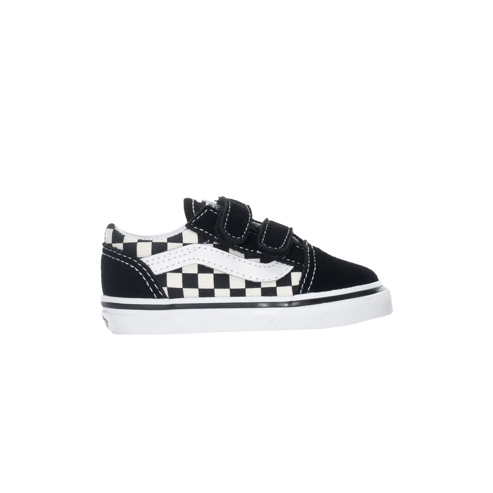 VANS VN0A38JNP0S TD OLD SKOOL V PRIMARY CHECK_CHECKERBOARD BLACK/WHITE