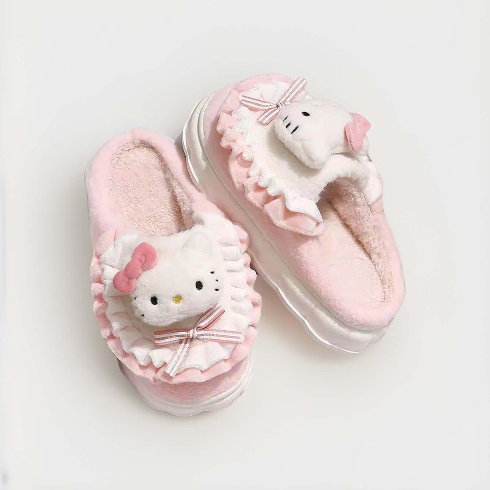 Hello Kitty And Friends Kawaii Sanrio Slippers Sizes (6.5-10.5 US Women’s) Gift