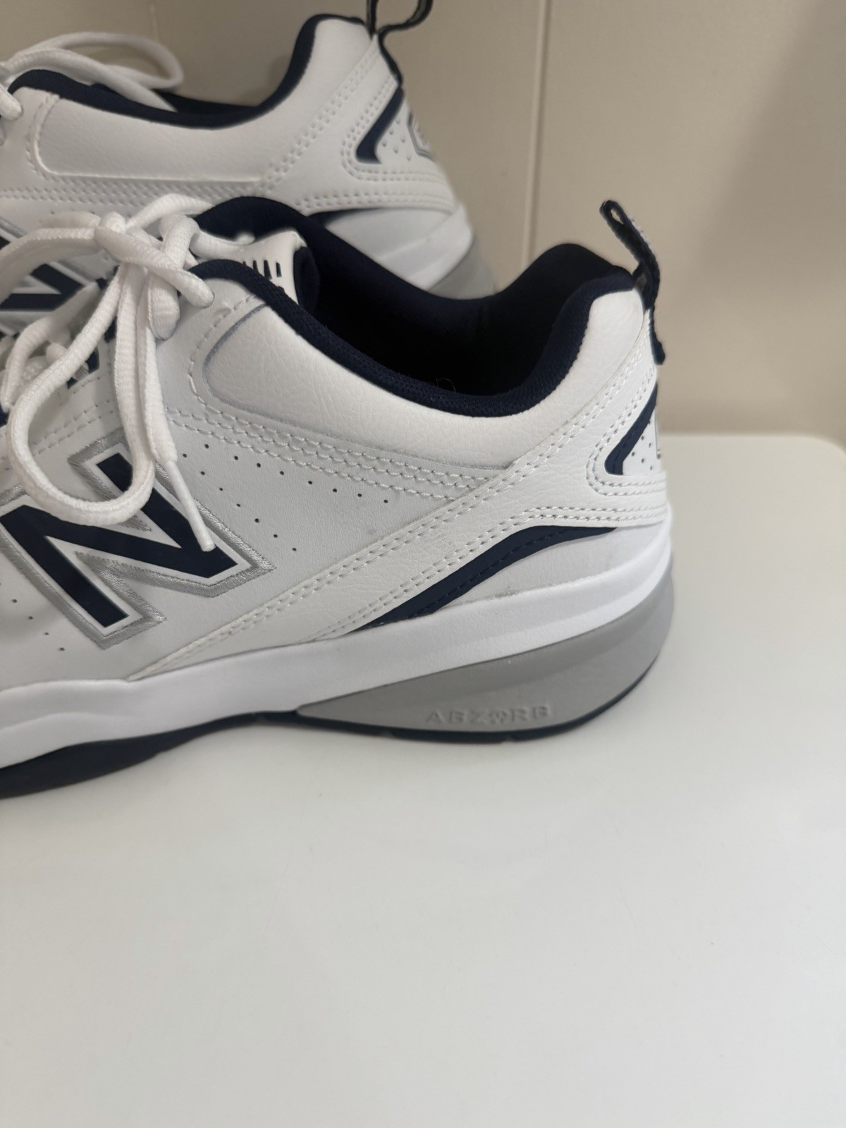 New Balance 608 v5 Men’s Leather Cross Trainers New White Size 9.5 D