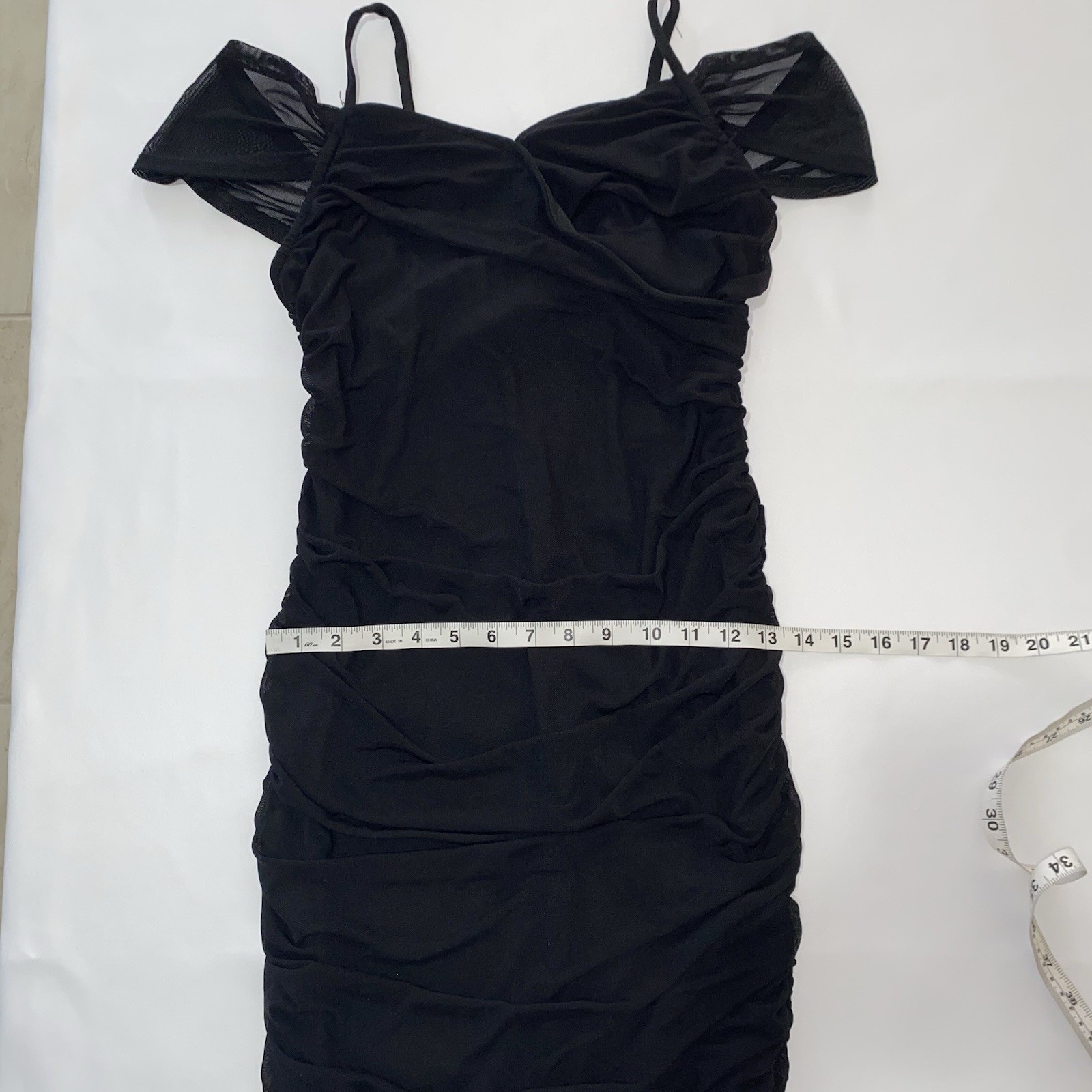 Maternity Dress (Form-fitting) Black, Size M
