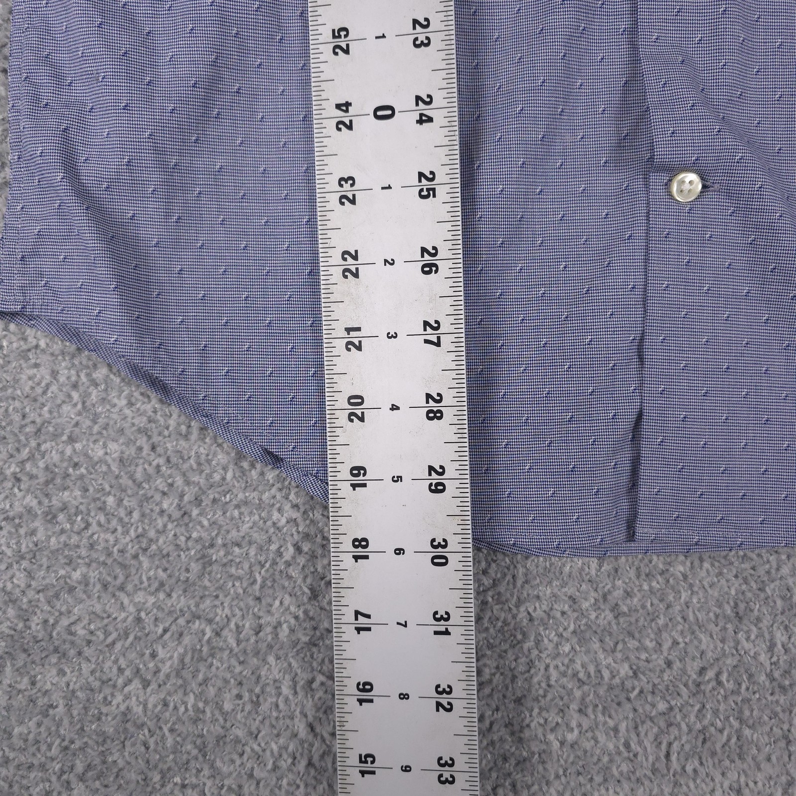 Armani Collezioni Shirt Mens 15 38 Blue Check Slim Fit Dress Long Sleeve Albania