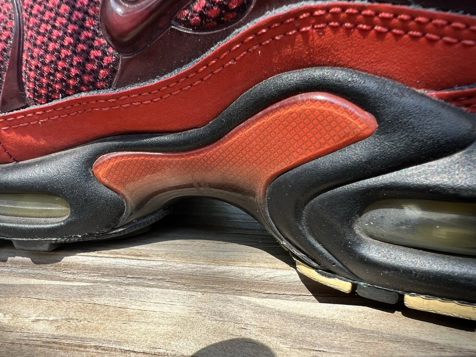 Nike Air Max Plus Tn Sunburst Pack CK9393-600 Habanero Red Sneakers Mens Size 9
