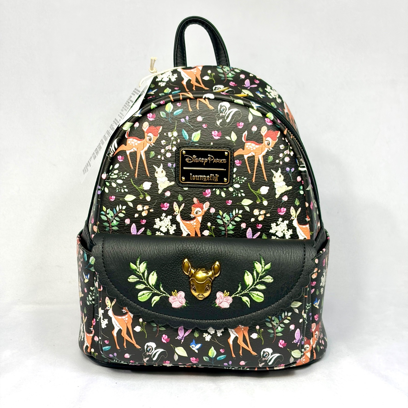 Disney Loungefly Bambi Mini Backpack Forest Friends Print – NEW