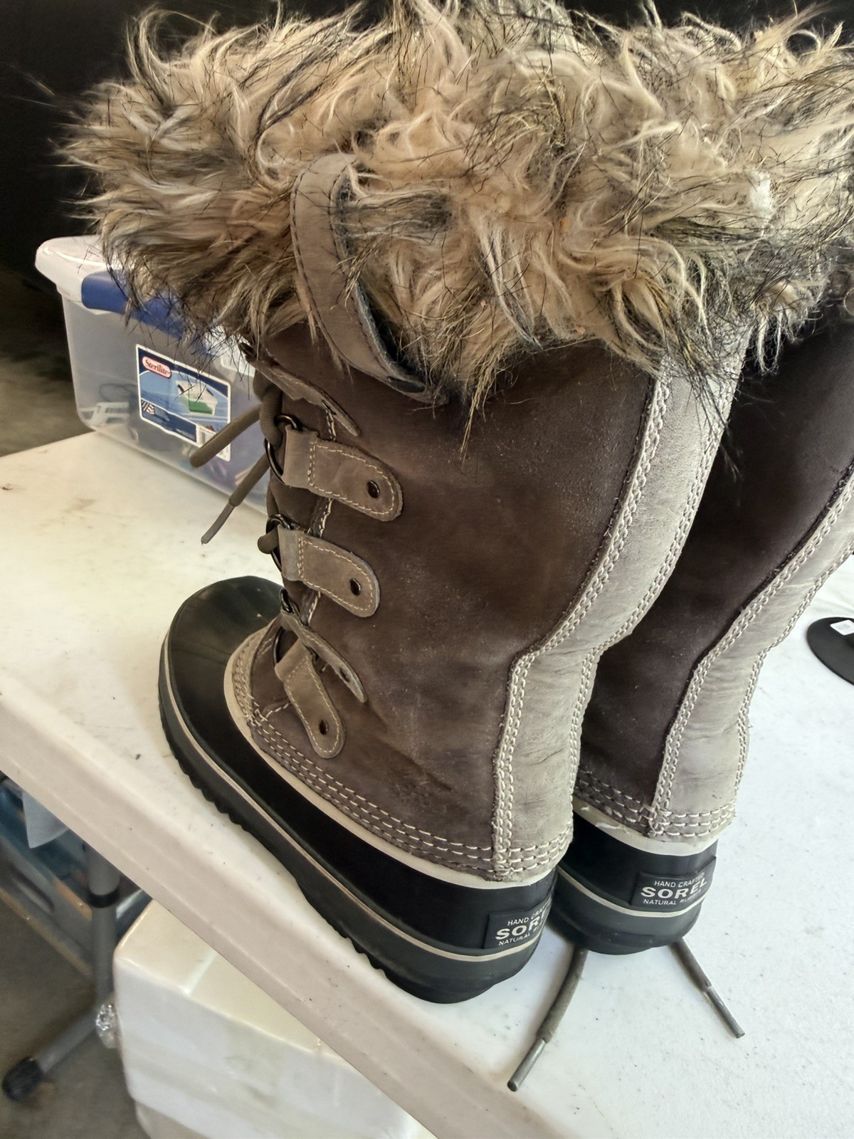 Sorel Womens Mid Calf Joan Of Artic Faux FurBoots 6.5 fancy nice boots