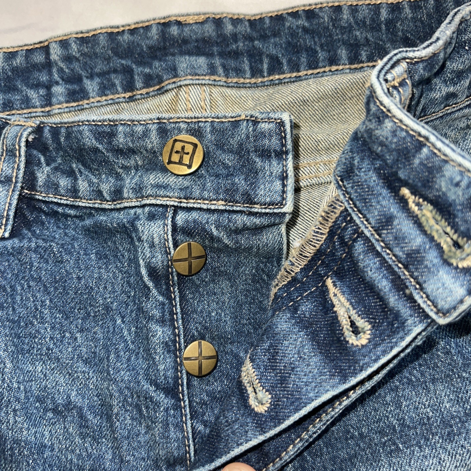 Ksubi Van Winkle Originate Trashed Men’s 32×32 Designer Jeans