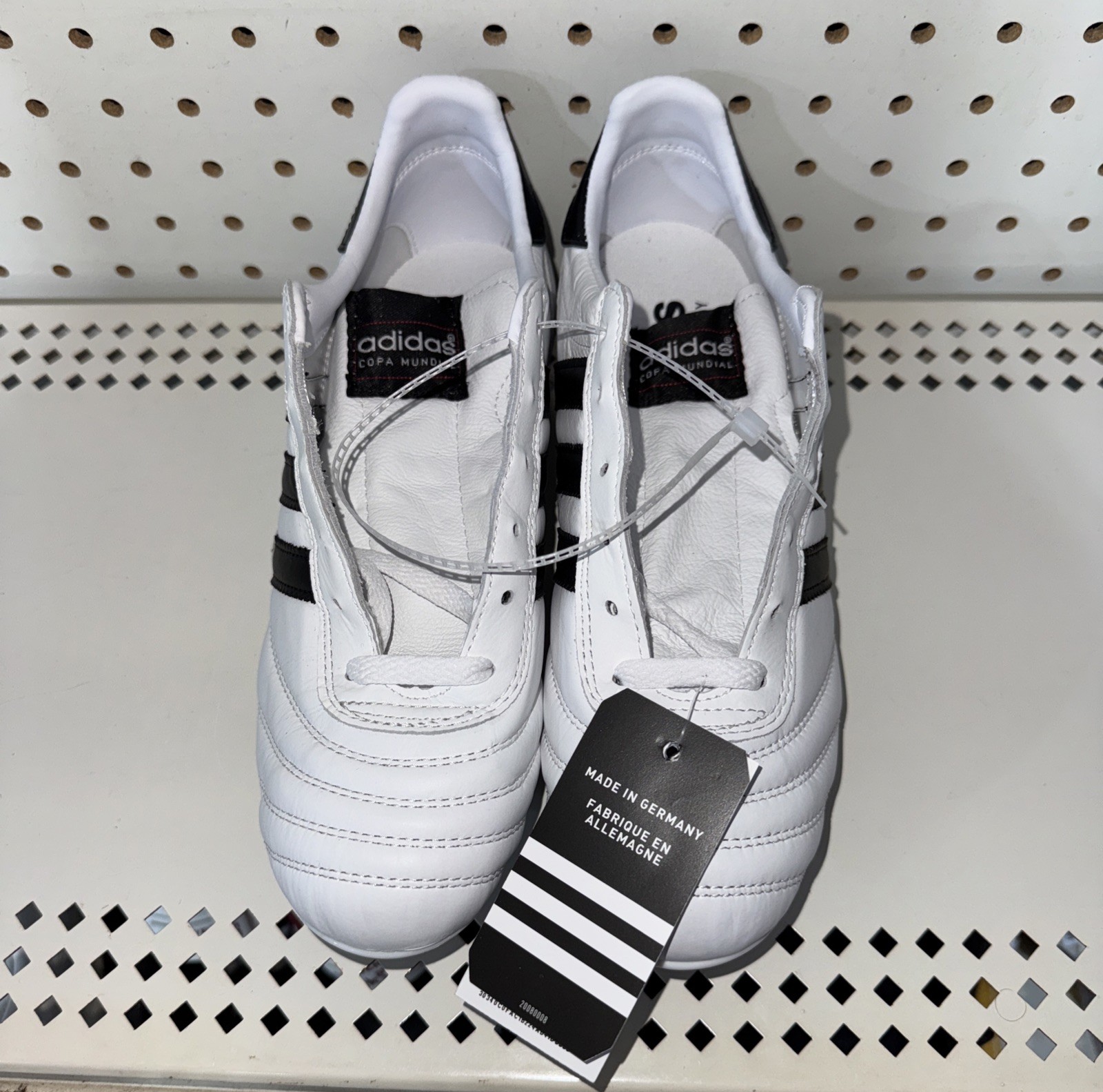 Adidas Copa Mundial FG Mens Leather Soccer Cleats Size 7 White Black ID4050