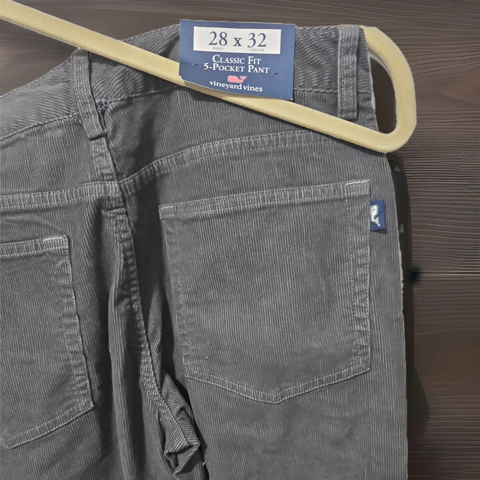 Vineyard Vines Men’s 5 Pocket Pant Green Corduroy Pants 28X32