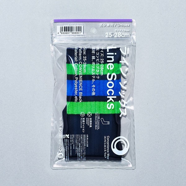 Family Mart Color Line Socks Convenience Japan import
