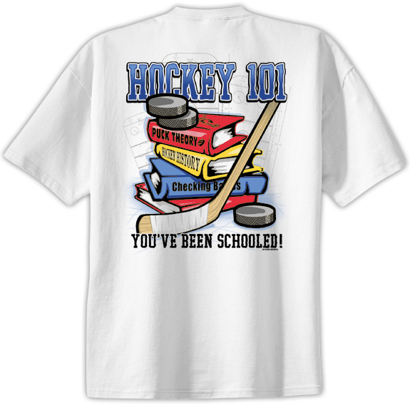 Hockey 101 T-Shirt Jersey Short Sleeve Hockey Tee New Adult and Youth Sizes