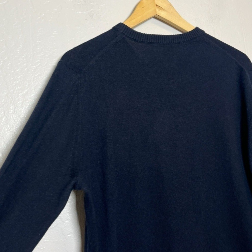 ALPHA STUDIO Men’s Size IT 52 / US Large Black Silk Cashmere Crew Neck Sweater