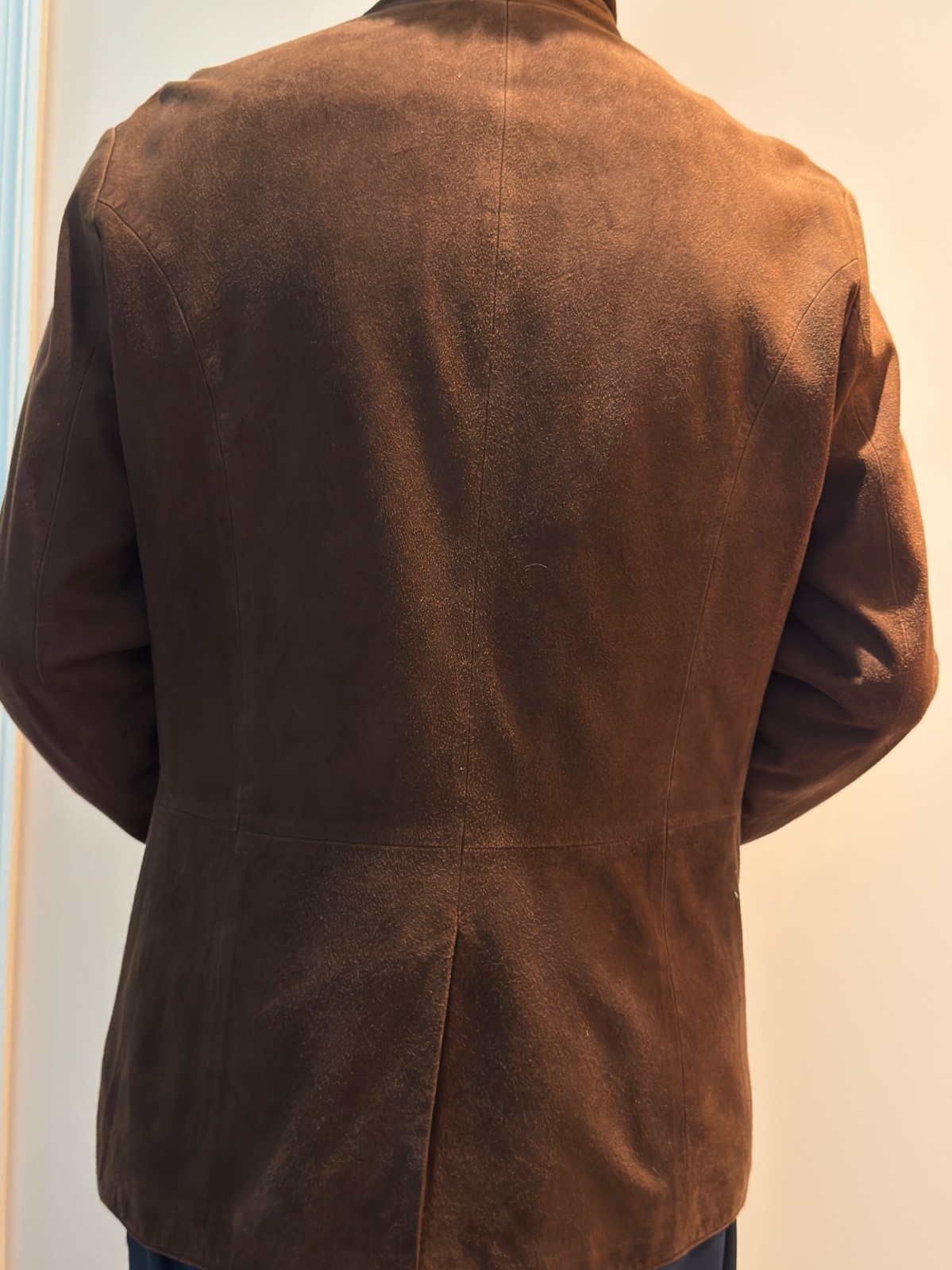 john varvatos suede leather jacket 54eu/44us