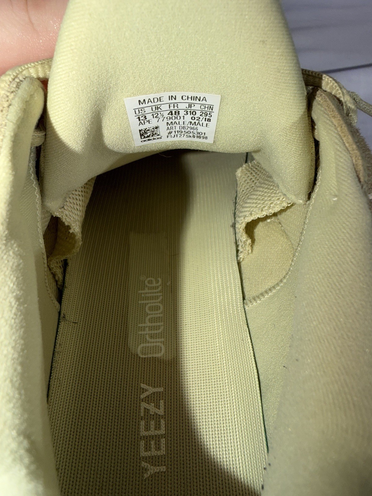adidas Yeezy 500 Supermoon Yellow Men’s Sneakers Size 13 DB2966