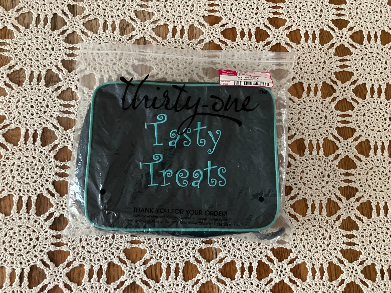 New Thirty-One Cool Case Thermal Tasty Treats Navy 797A