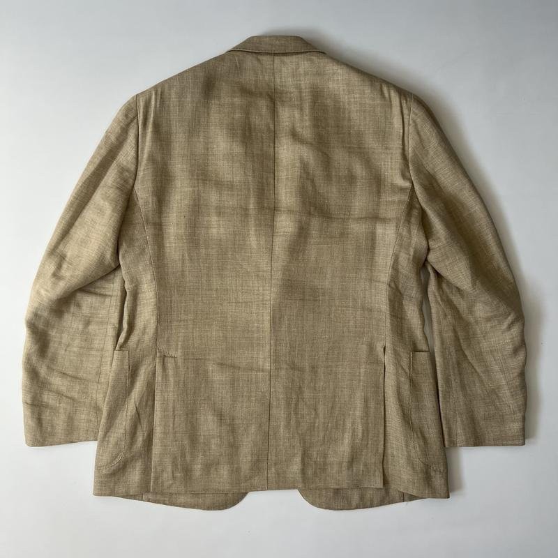 Men Ralph Lauren Beige Linen Silk Blazer 40 /L/
