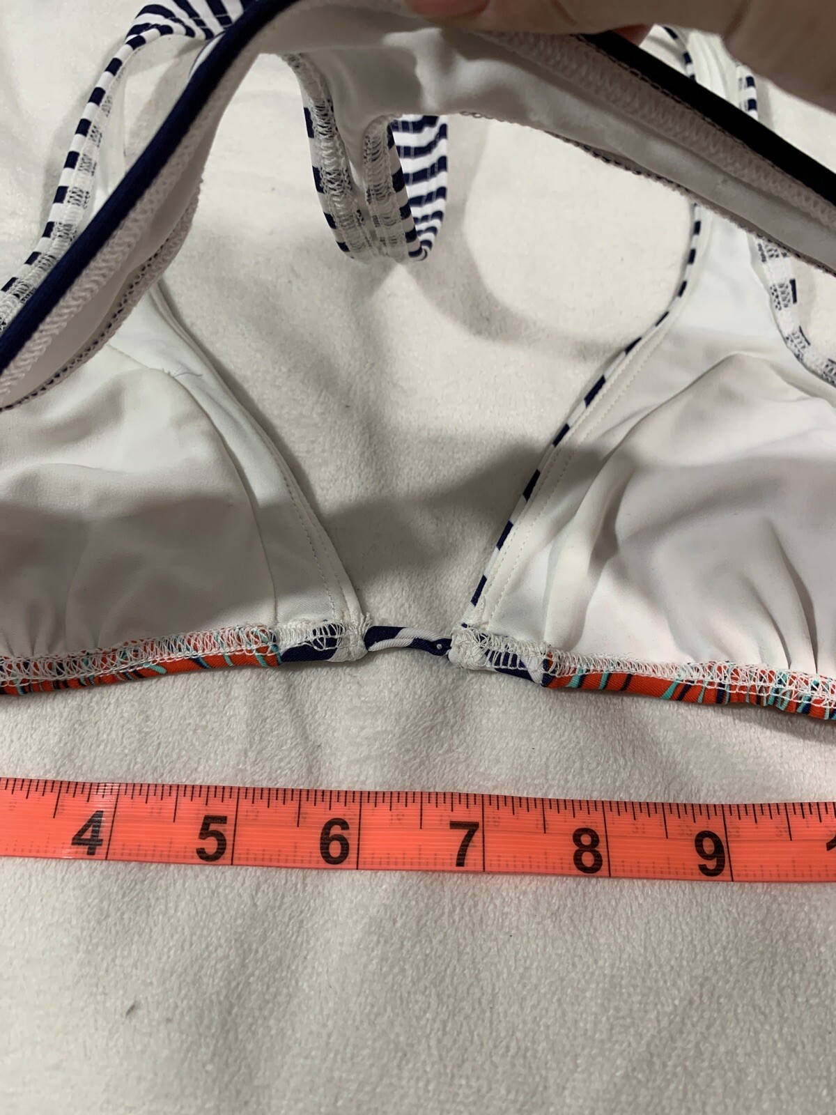NEW $85 Mia Marcelle[ XS ] Michon Combo Print Bikini Top #P238