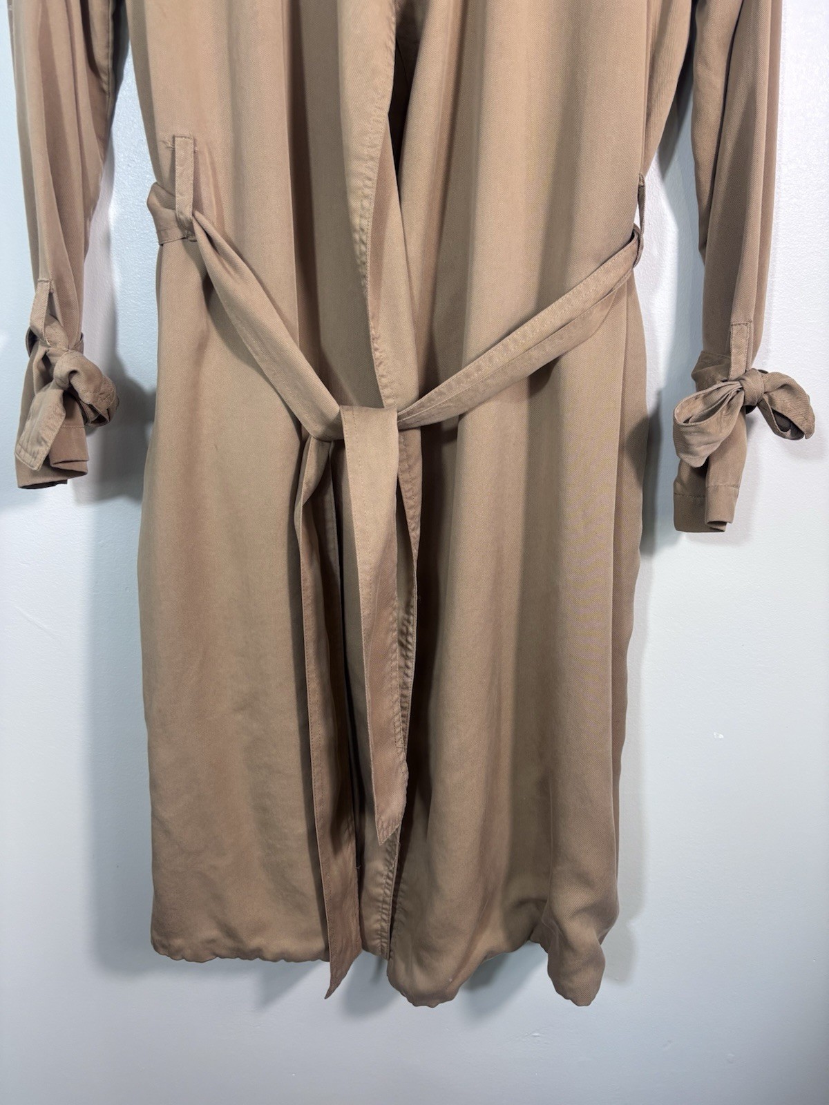 Splendid Size XS Womens Sandwash Twill Flowy Trench Coat – EUC