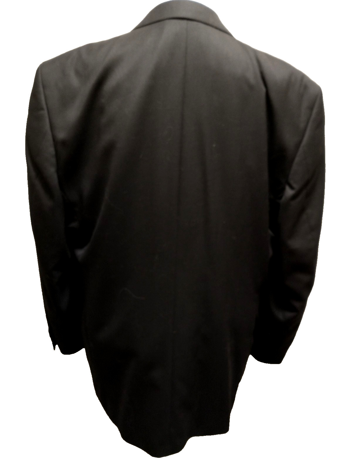 NWOT Jones New York Men Black 100% Wool Satin Detail 2 Button Tuxedo Blazer 46R