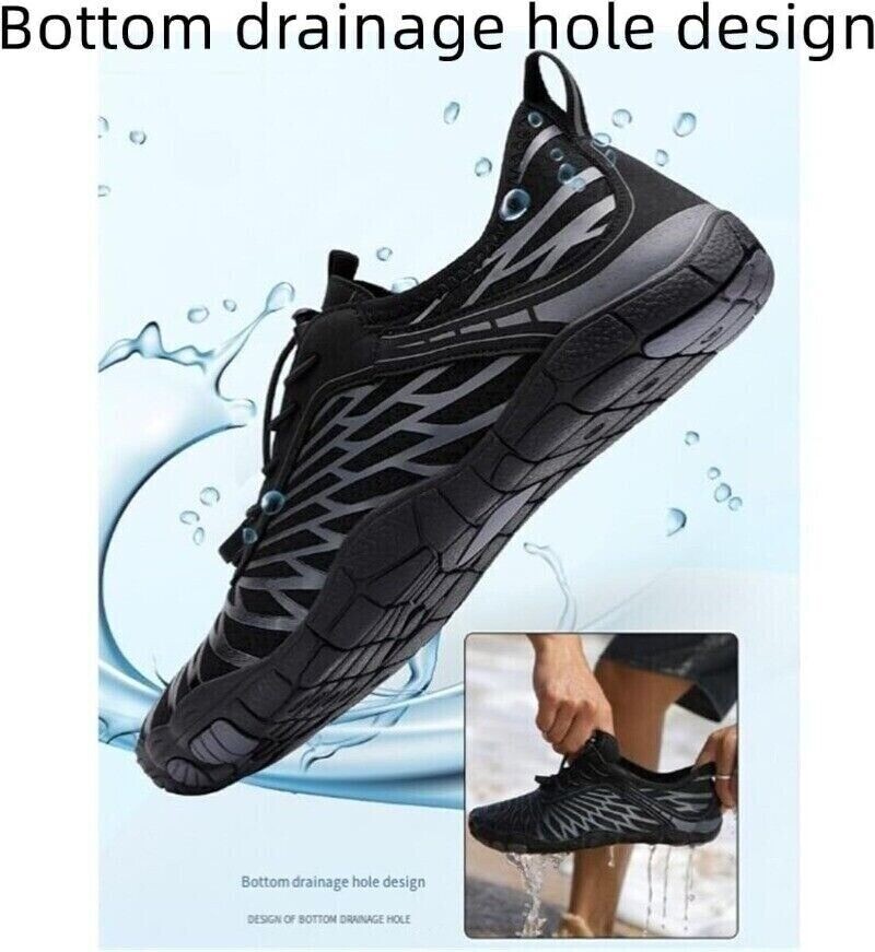 Grounded Barefoot Shoes for Women Men Wide Toe Box Non-Slip Lightweight