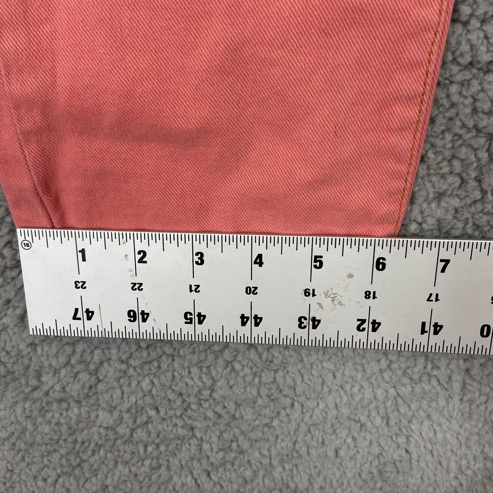 Vintage Gap Jeans Womens 8 Regular Coral Pink High Rise Classic Fit Made in USA