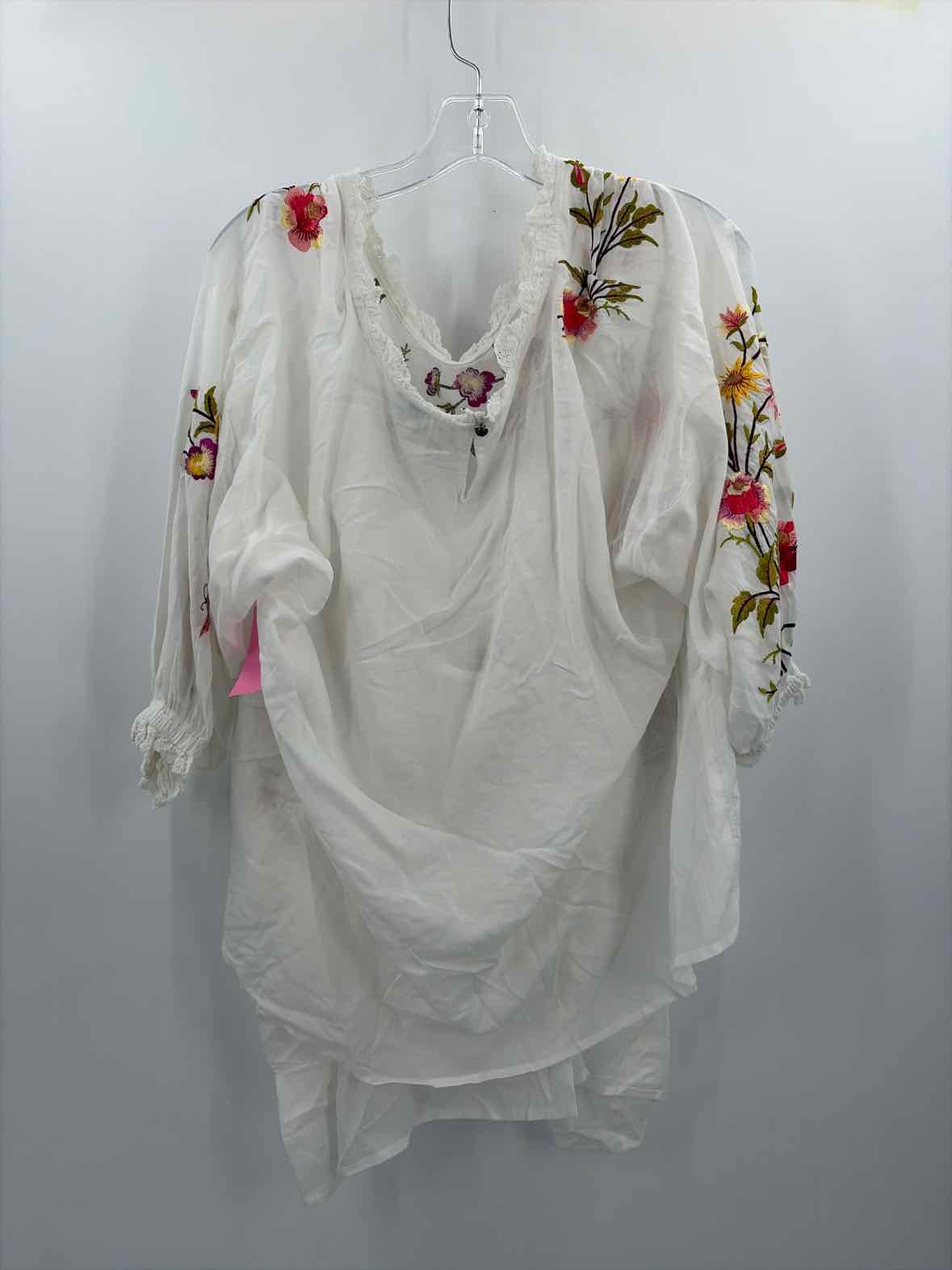 Pre-Owned Sundance White Size XXL Blouse