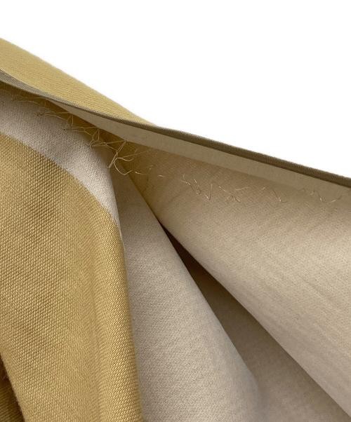 BALLSEY Rayon cotton belted collarless coat beige 11-08-92-08
