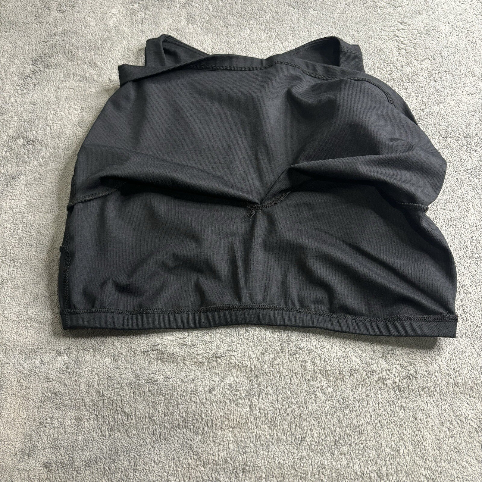 NWT Beyond Yoga Heather Rib Fresh Cut Cropped Tank Size XL Black Heather