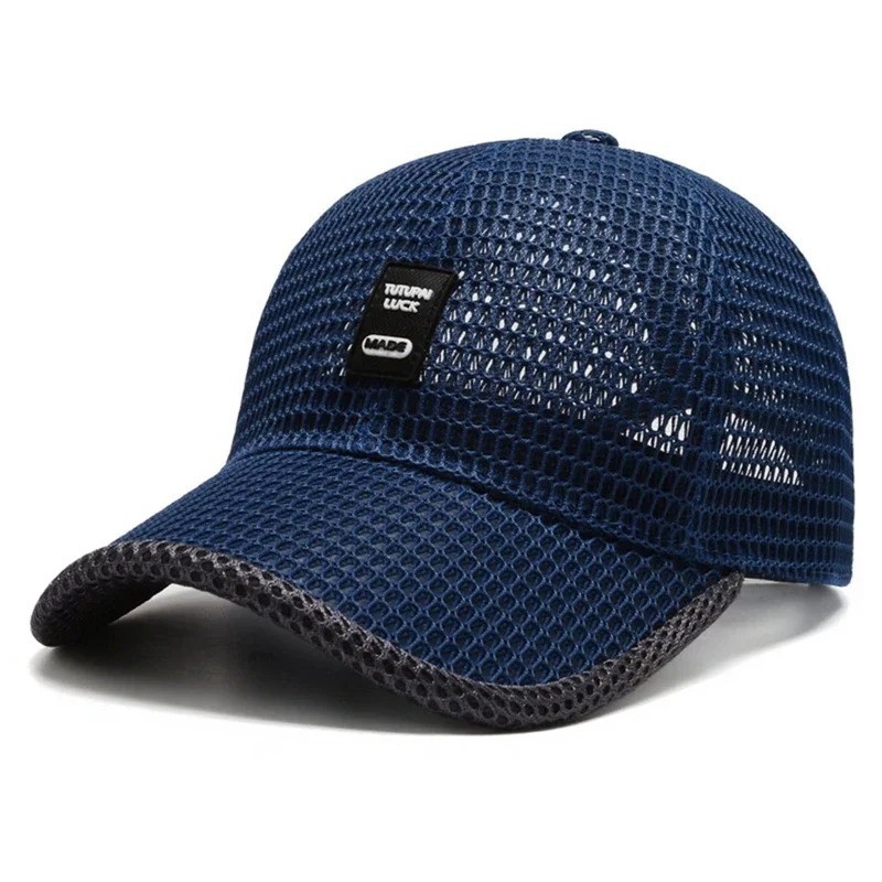 Men’s Breathable Mesh Baseball Cap Summer Outdoor Hat Trucker Cap Gym Fun Gift