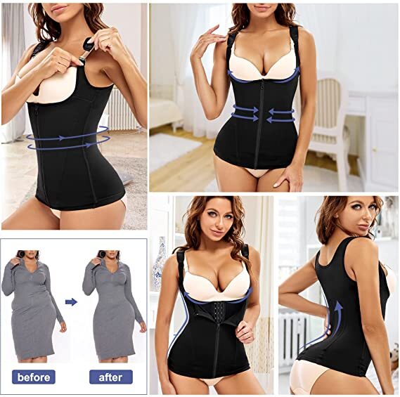 Fajas Reductoras Colombianas Body Shaper Gym Waist Trainer Tummy Control Corset