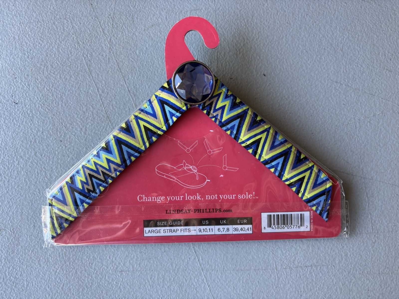 Lindsay Phillips SwitchFlops Interchangeable Straps Size Large Kirstin