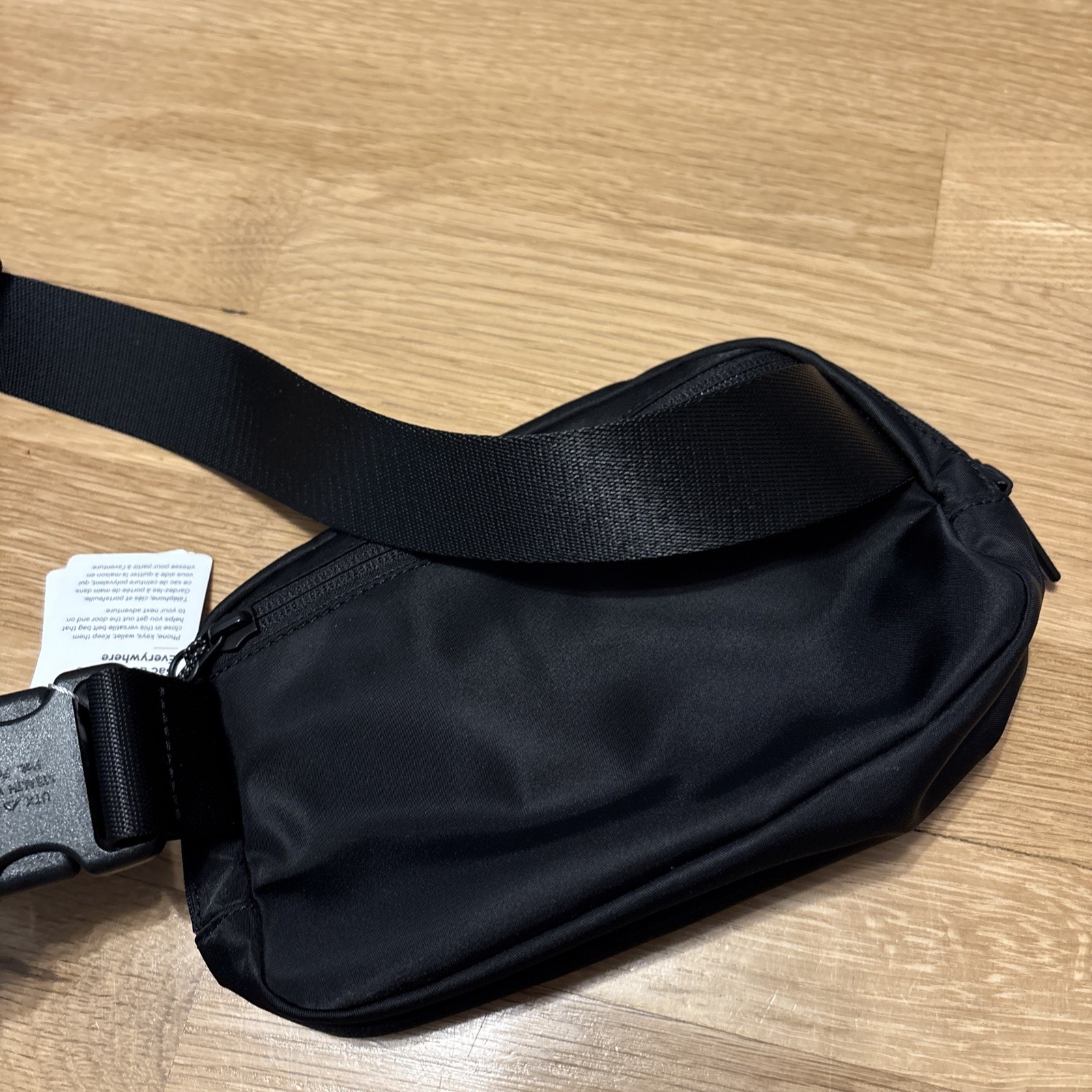 Lululemon Everywhere Black Belt Bag 1L Adjustable NWT Casual Shoulder Crossbody