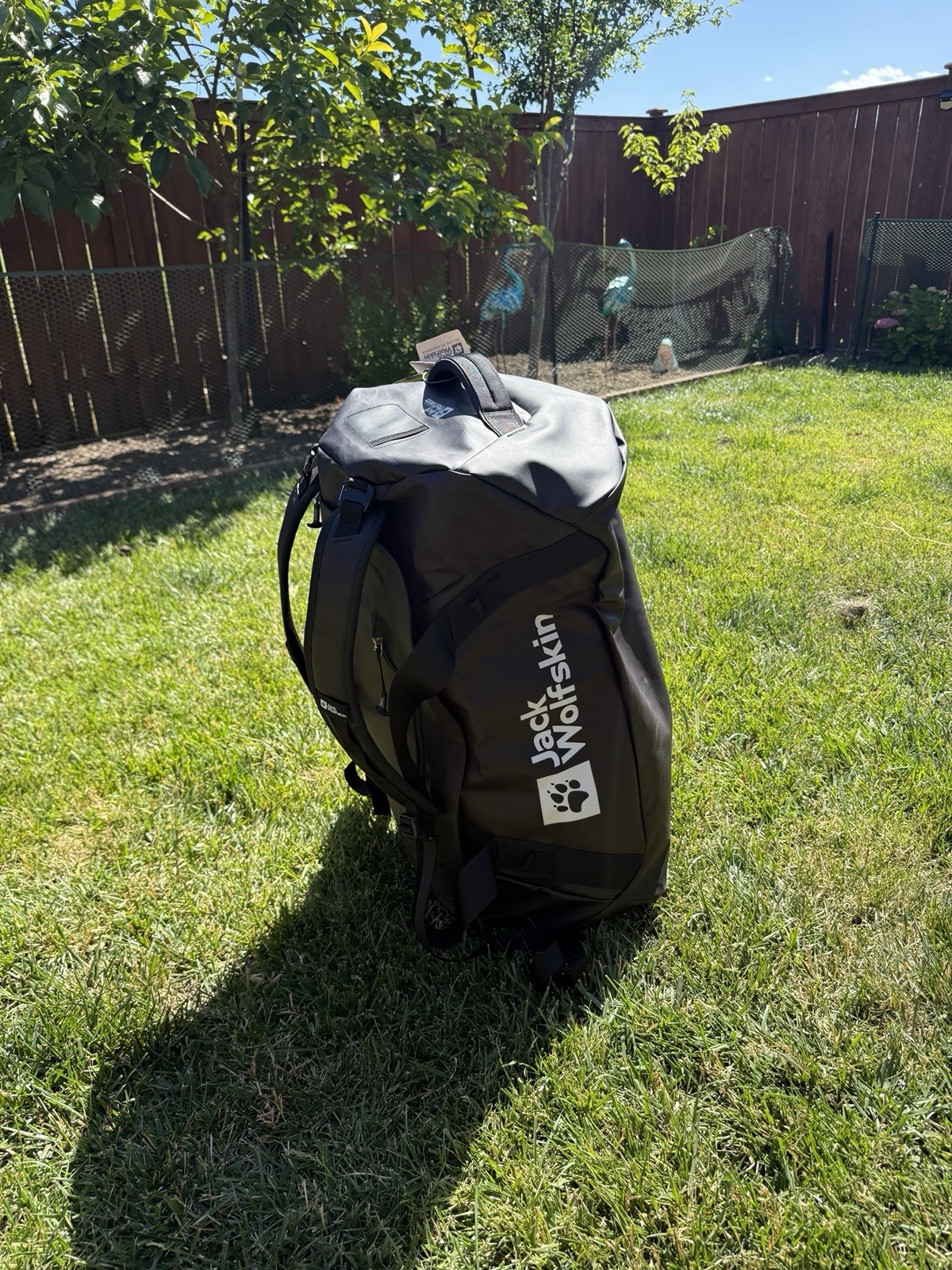 Jack Wolfskin Expdn 100L Heavy Duty Duffle Bag Ultra Durable – Water Resistance