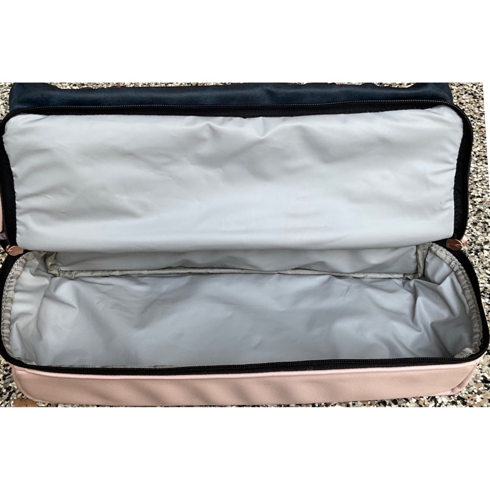 Petunia pickle bottom Pivot Pack indigo blush diaper bag backpack leather vegan