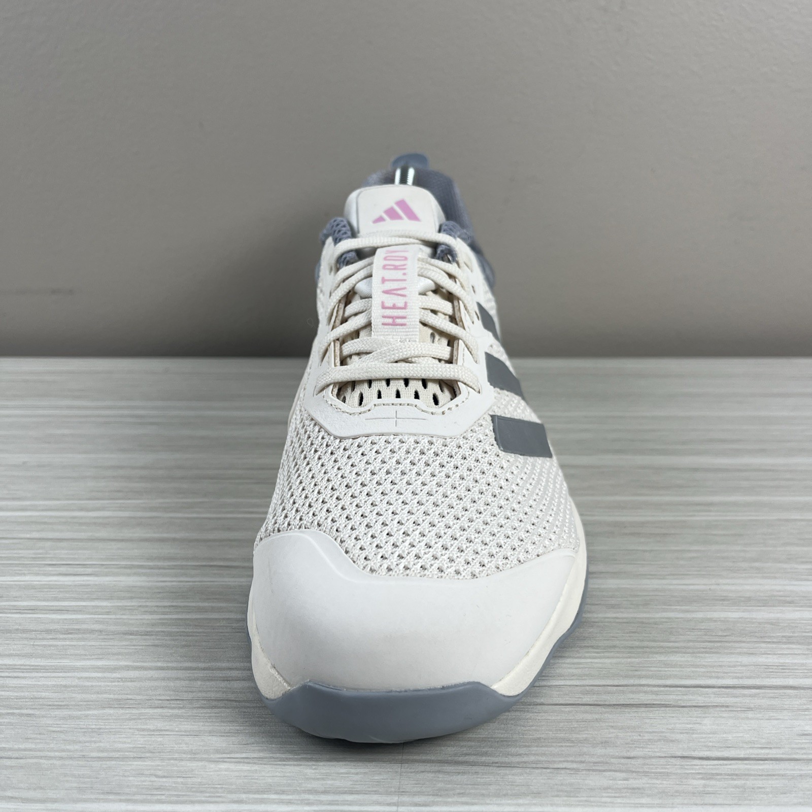 Adidas Dropset 3 Training Shoes Women Size 10 Gray Ivory Pink Adiwear 6 Heat.RDY