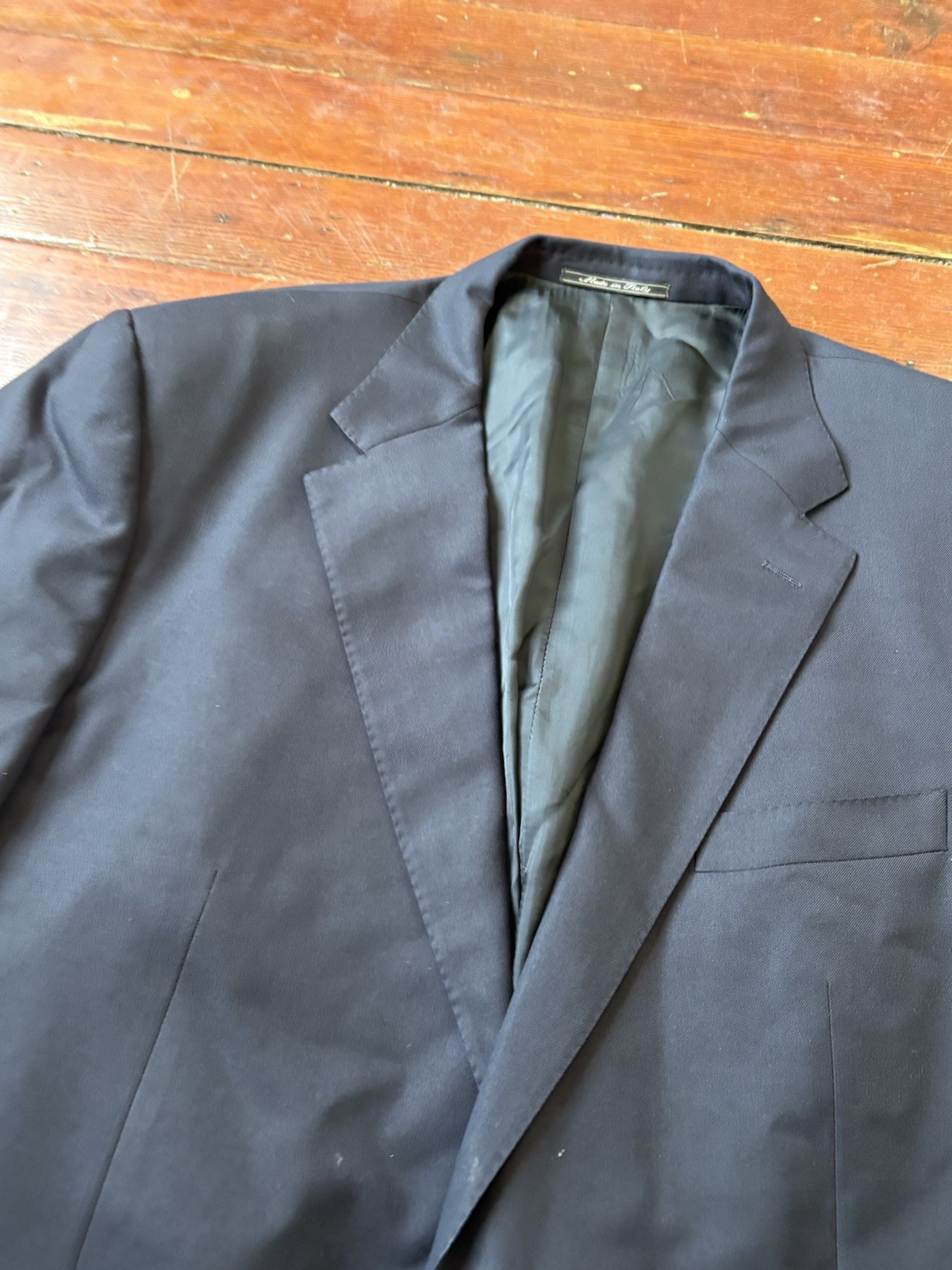 Corneliani Men’s Blue Wool/Rayon Blazer Jacket Size 58 7L Made In Italy